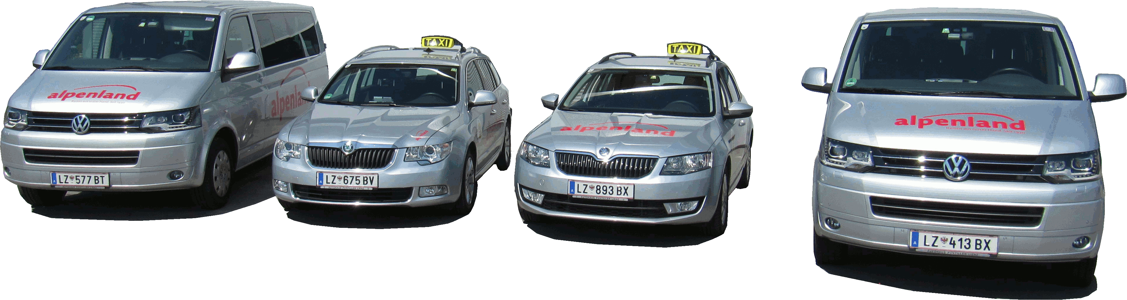 Taxiaufstellung transparent